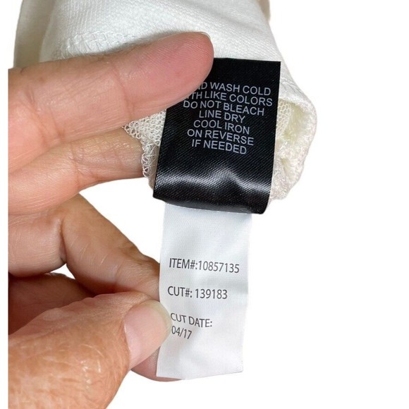 Torrid Size 0‎ Large Ivory Lace Mesh Embroidered Bomber Jacket Long Sleeve Zip - Picture 9 of 12